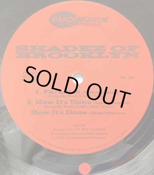 画像2: SHADEZ OF BROOKLYN / HOW IT' S DONE (2)