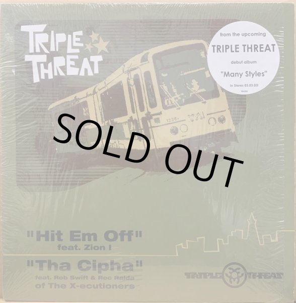 画像1: TRIPLE THREAT / HIT EM OFF (1)