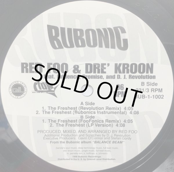 画像1: RED FOO & DRE' KROON / THE FRESHEST (REMIX) (1)