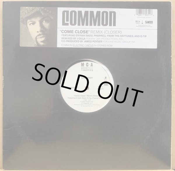 画像1: COMMON / COME CLOSE (J DILLA REMIX) (1)