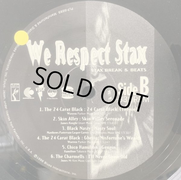 画像2: V.A. / WE RESPECT STAX -STAX BREAK & BEATS- (2)
