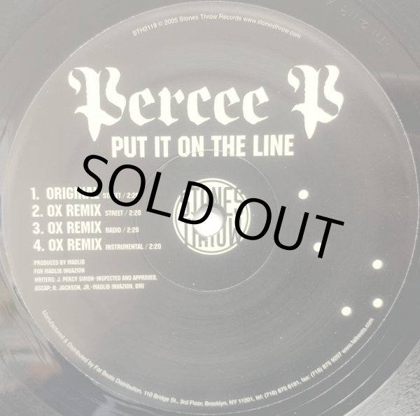 画像1: PERCEE P / PUT IT ON THE LINE (1)