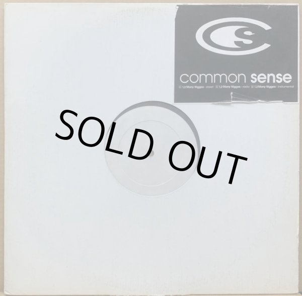 画像1: COMMON SENSE / 1,2 MANY NIGGAS (1)