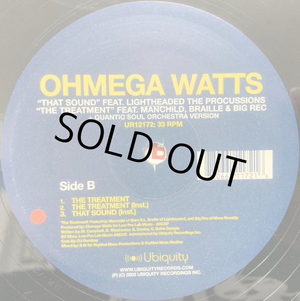 画像2: OHMEGA WATTS / THAT SOUND (2)