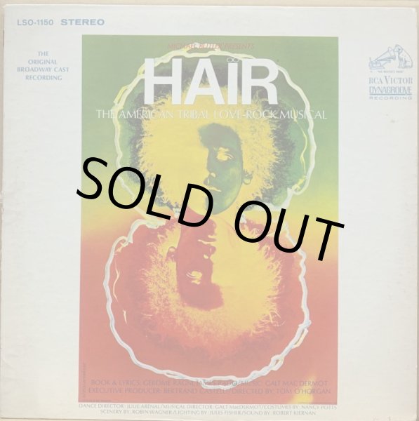 画像1: ORIGINAL BROADWAY CAST, THE / HAIR -THE AMERICAN TRIBAL LOVE-ROCK MUSICAL- (RE) (1)