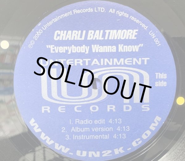 画像2: CHARLI BALTIMORE / EVERYBODY WANNA KNOW (2)
