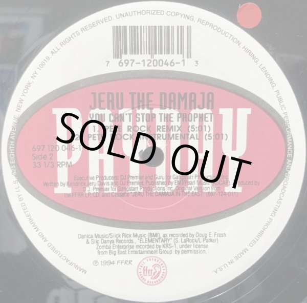 画像2: JERU THE DAMAJA / YOU CAN'T STOP THE PROPHET (2)