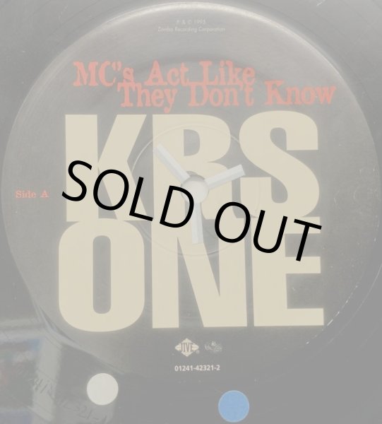 画像2: KRS ONE / MC'S ACT LIKE THEY DON'T KNOW (2)