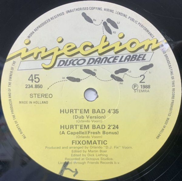 画像2: FIXOMATIC / HURT'EM BAD (2)