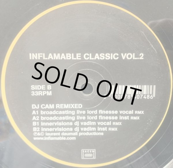 画像1: DJ CAM / INFLAMABLE CLASSIC VOL.2 (1)