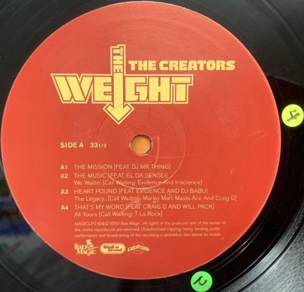 画像2: CREATORS, THE / THE WEIGHT (2)