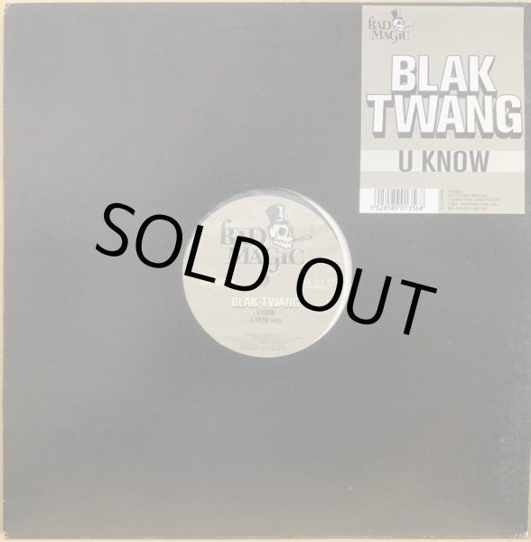 画像1: BLAK TWANG / U KNOW (1)