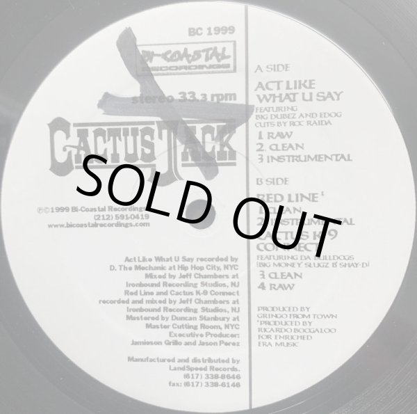 画像2: CACTUS JACK / ACT LIKE WHAT U SAY (2)