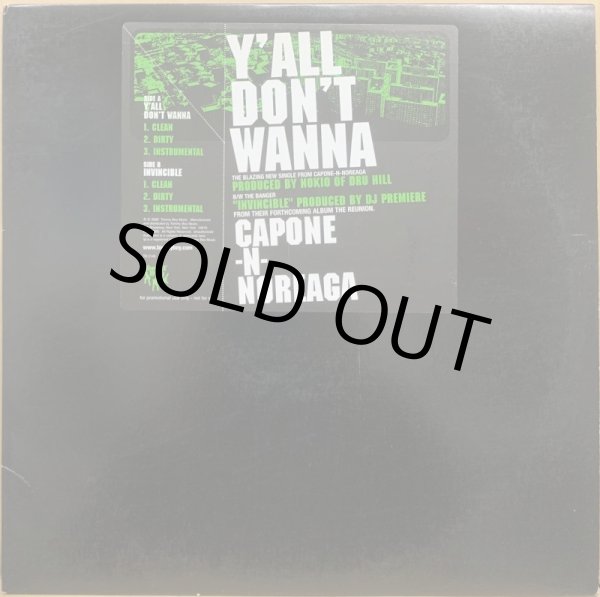 画像1: CAPONE-N-NOREAGA / Y'ALL DON'T WANNA (1)