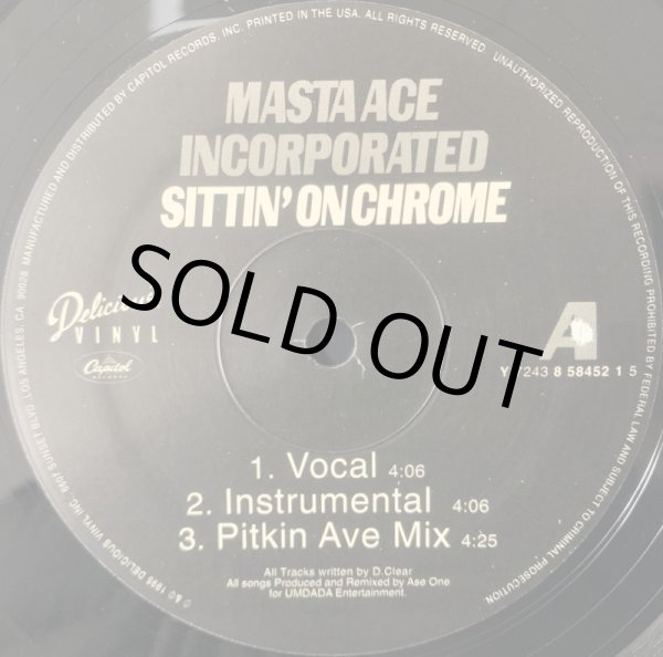 画像2: MASTA ACE INCORPORATED / SITTIN' ON CHROME (2)