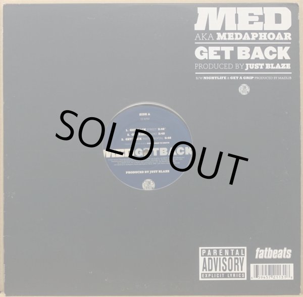 画像1: MED aka MEDAPHOAR / GET BACK (1)