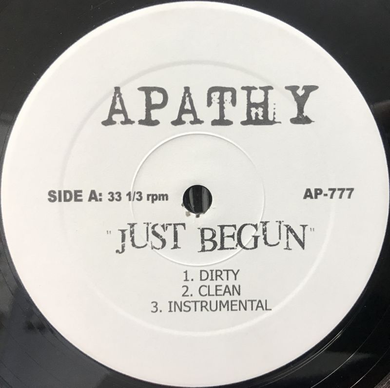 APATHY / JUST BEGUN