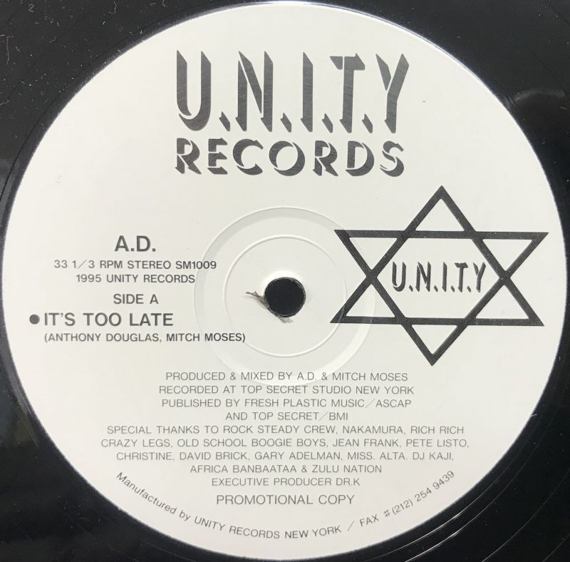 A.D. / IT'S TOO LATE
