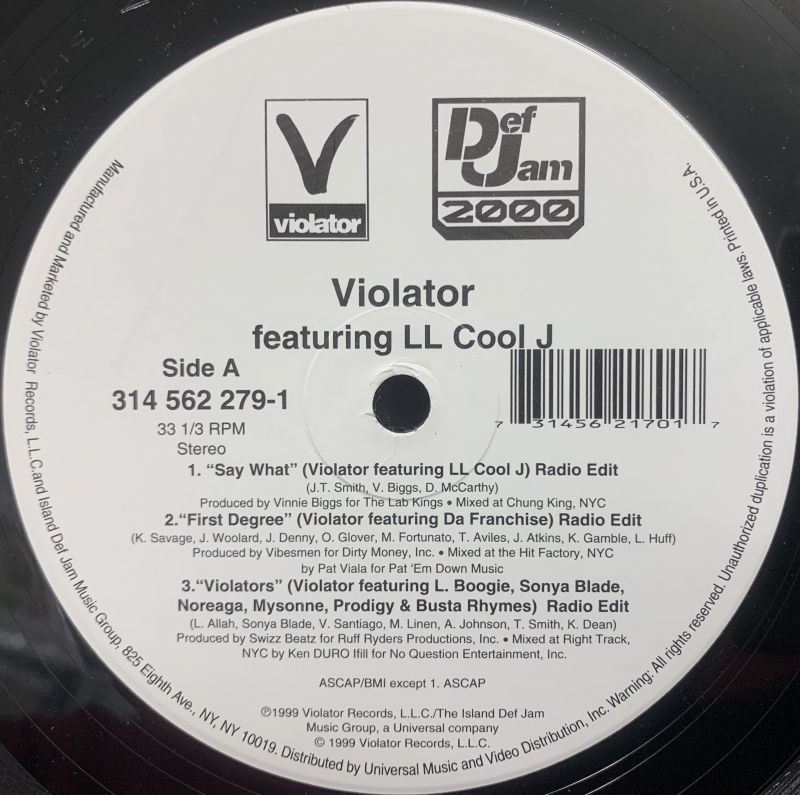 VIOLATOR / SAY WHAT