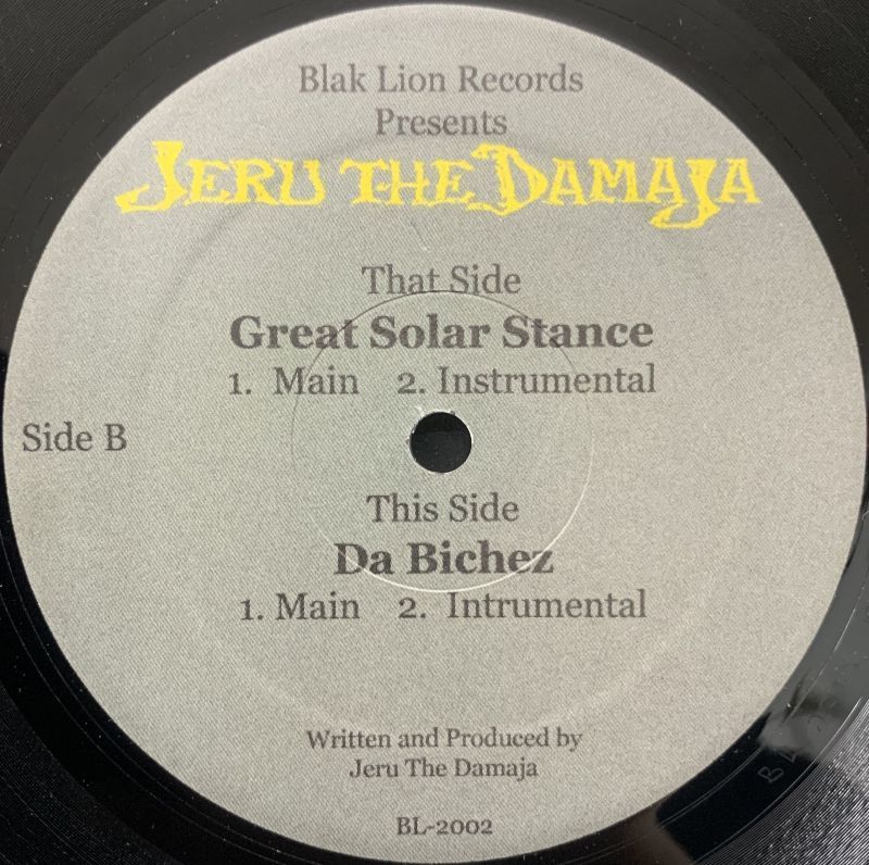 JERU THE DAMAJA / GREAT SOLAR STANCE