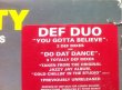 画像2: DEF DUO / YOU GOTTA BELIEVE (2)