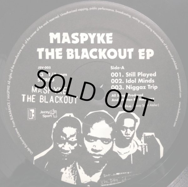 画像1: MASPYKE / THE BLACKOUT EP (2ND PRESS) (1)