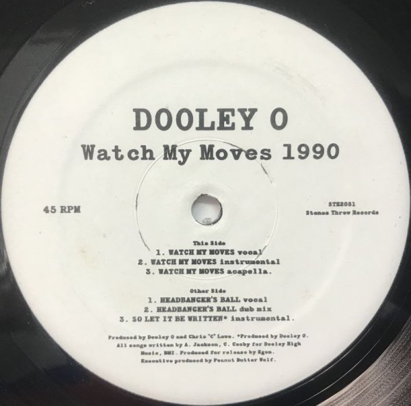 画像1: DOOLEY O / WATCH MY MOVES 1990 (1)