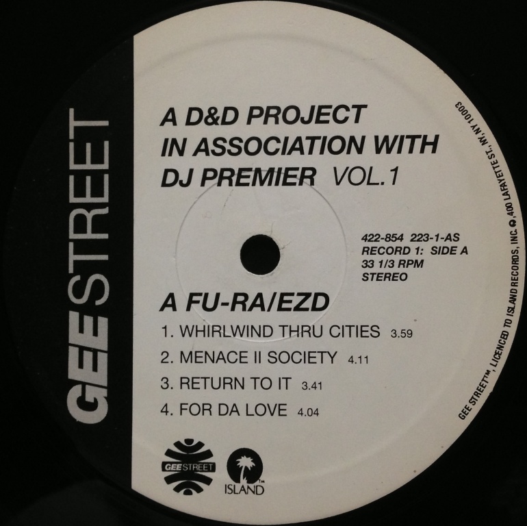AFU-RA・EZD / A D&D PROJECT IN ASSOCIATION WITH DJ PREMIER VOL.1