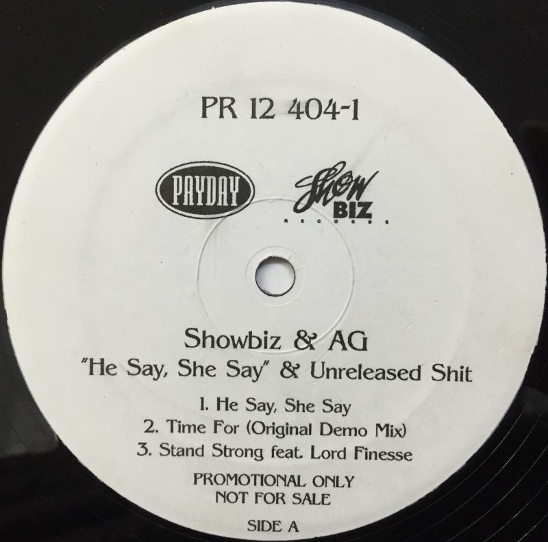 Showbiz &amp; A.G. - Runaway Slave【プロモ】 Showbiz & AG – Runaway Slave | Releases | Discogs