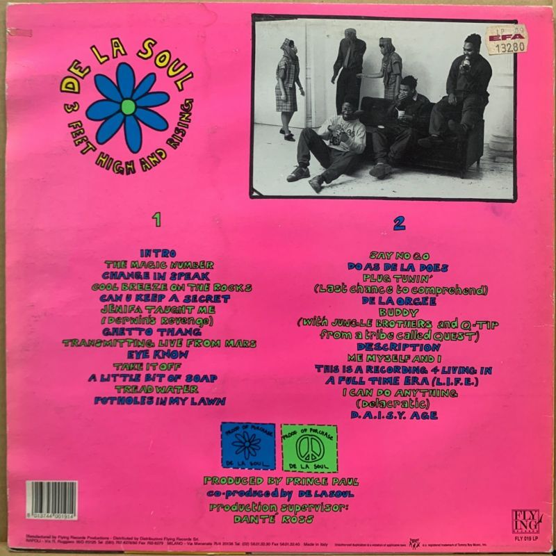 DE LA SOUL / 3 FEET HIGH AND RISING (ITALY)